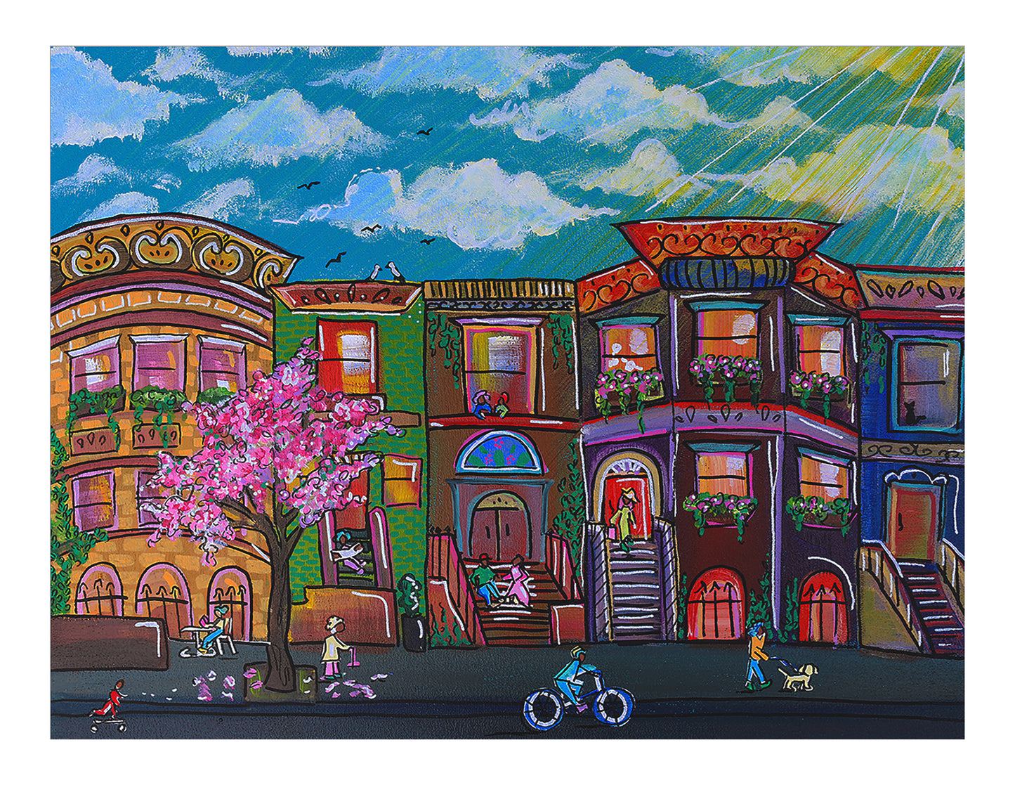 Brooklyn in the Spring Art Print