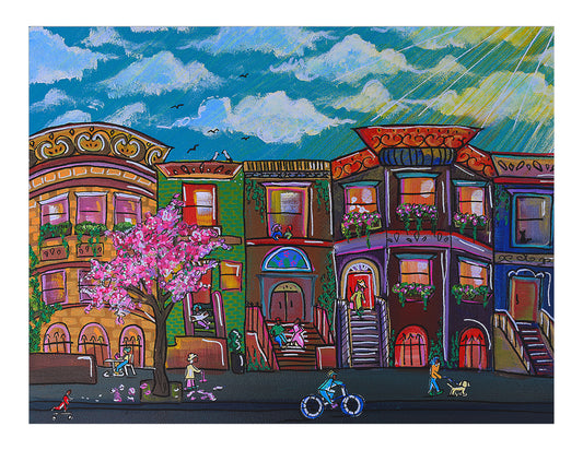 Brooklyn in the Spring Art Print